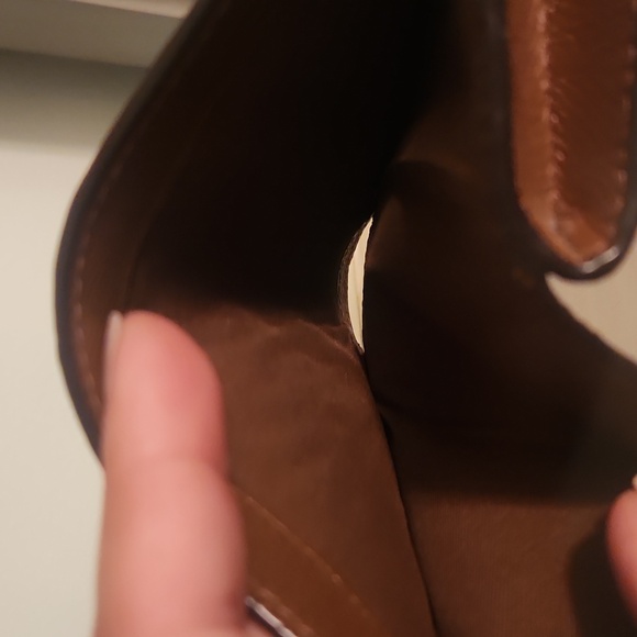 Coach Dark Brown Leather Wallet - Picture 5 of 6